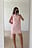Scarf Detail Satin Mini Dress