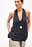 Neckholder-Top mit Rundhalsausschnitt