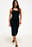 Seam Detail Fitted knitted dress