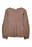 Seam Detailed Peplum Knitted Sweater
