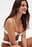 Top de bikini con copas brillantes