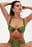 Shiny Cups Detail Bikini Top