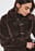 Short Faux Fur Buttoned Jacket