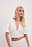 Short Sleeve Anglaise Button Top
