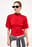 Schulterpolster Volant Jersey Top