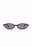 ovale Sonnenbrille mit schmalem Rahmen