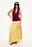 Smock Waist Detail Maxi Skirt