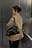Squared Leather Tote Bag