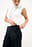 Rechte broek met banddetail