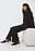 Straight Low Waist Structured Suit Pants