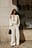 Straight Mid Waist Cotton Pants