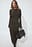 Structured Draped Maxi Dress