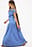 Structured Dropped Waist Maxi Dress