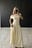Structured Dropped Waist Maxi Dress