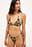 strukturiertes Triangel-Bikini-Oberteil