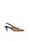 Mocka Pumps med kontrastfärg