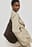 Overlap-Tote-Tasche aus Wildleder