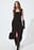Tailored Square Neck Midi Dress