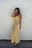 Tencel Crinkle Waterfall Midi Dress