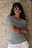 Tunnstickad off shoulder-topp