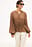 Tie Detail Balloon Sleeve Blouse