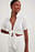 Tie Front Linen Blend Shirt