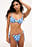 Tie Shoulder Gathered Bikini Bra
