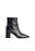 gefütterte Leder-Stiefeletten