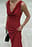 Waterfall Front Maxi Dress