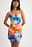 Waterfall Satin Mini Dress