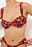drapierter Bikini-BH mit breiten Trägern