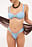 Draperet bikinitrusse med vidde stropper
