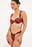 Wide Strap Draped Bikini Panty