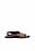 Platta i mocka med slingback och bred rem