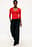 Wide High Waist Melange Suit Pants