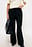 Pantalon large taille haute