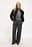weite Anzughose mit hoher Taille