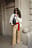 Pantalón de traje ancho de talle alto