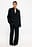 Mid Waist Flared Twill Pants