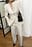 weite Hose mit mittlerer Taille