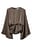 Wide Sleeve Ruched Waist Blouse
