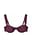Wide Strap Draped Bikini Bra