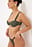 Wide Strap Draped Bikini Bra