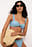 Wide Strap Twist Front Bikini Top