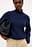 Weit ausgeschnittener Pullover aus Wollmischung