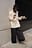 Broek met wijde taille