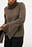 Wool Knitted Sleeve Slit Sweater