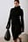 Wool Knitted Sleeve Slit Sweater