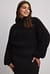 Mädchen Strickpullover Mit Rollkragen - Weicher Baumwollpullover Winter Warm