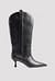 Knee High Cowboy Stiletto Boots Black | NA-KD